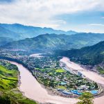 Scenic view of Muzaffarabad, Azad Kashmir