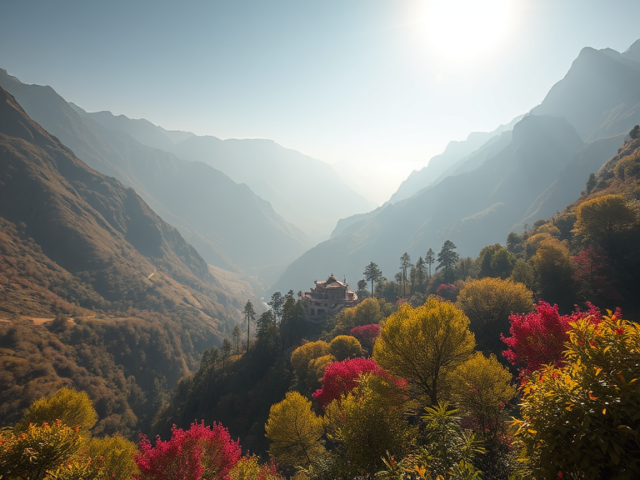 Hunza Valley in full bloom during spring