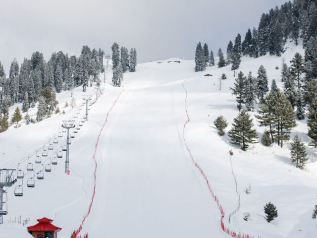 Malam Jabba ski resort during winter
