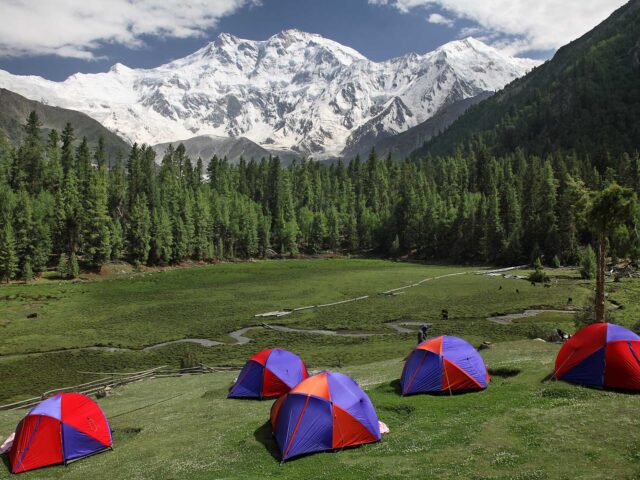 camping at fairy meadows