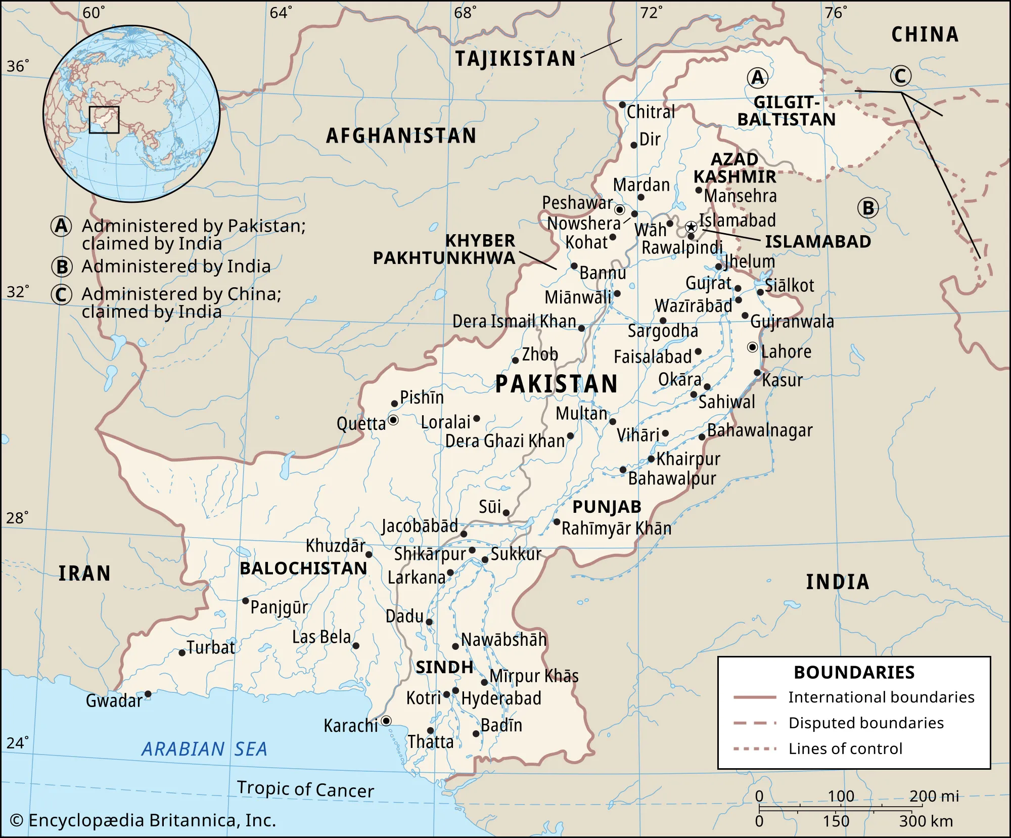 Pakistan Map