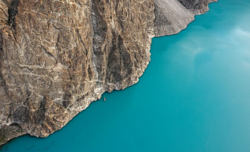Attabad Lake in the Gojal region of Hunza Valley, Pakistan