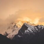 A snow-covered peak in Hunza Valley, Pakistan