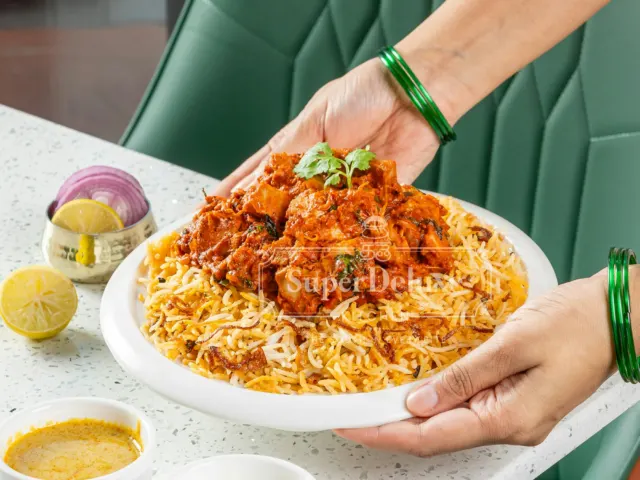 A plate of biryani, illustrative of Pakistani biryani varieties