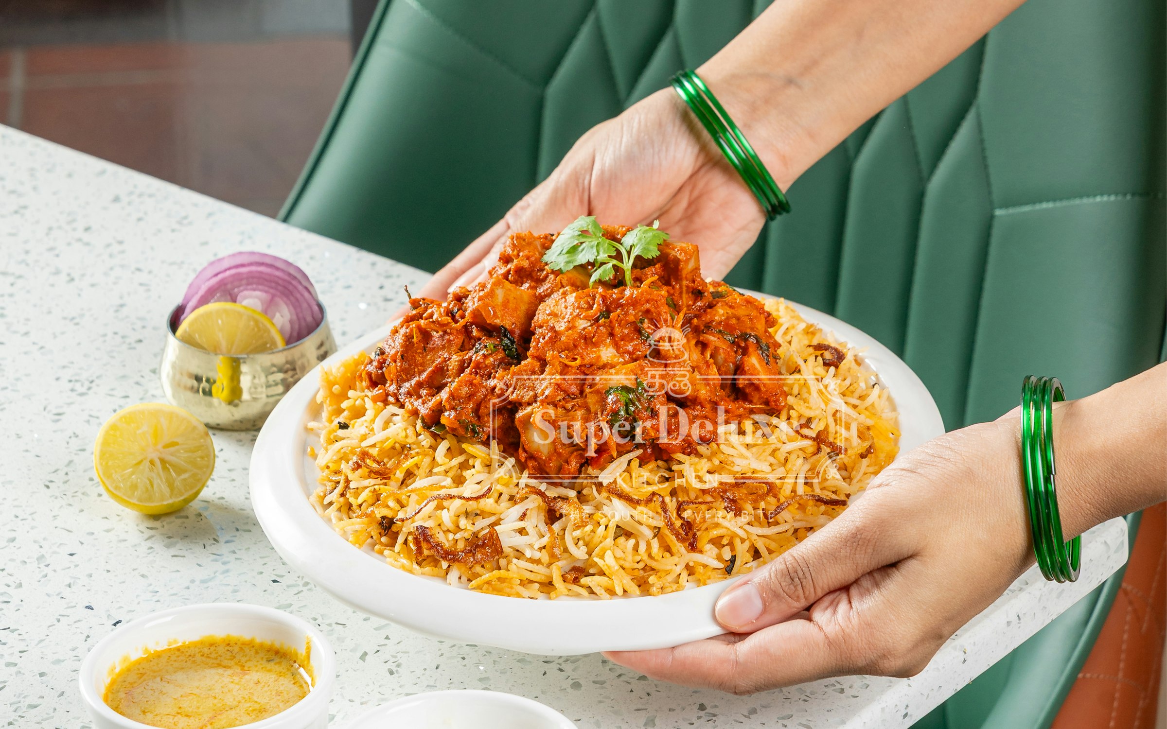 A plate of biryani, illustrative of Pakistani biryani varieties