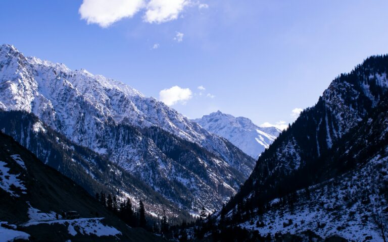Glacier mountains in Gilgit-Baltistan, Pakistan, requiring a trekking or climbing permit