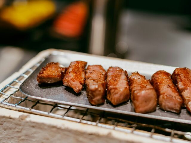 Grilled meat skewers, illustrative of Pakistani kebab styles