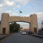 Bab-e-Khyber, the stone gateway at the entrance to the Khyber Pass