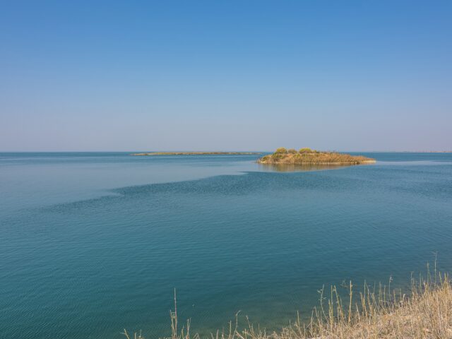 Keenjhar Lake near Thatta in Sindh