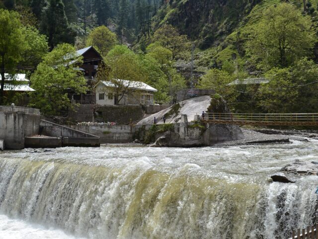 Kutton Waterfall in Neelum Valley, Azad Kashmir