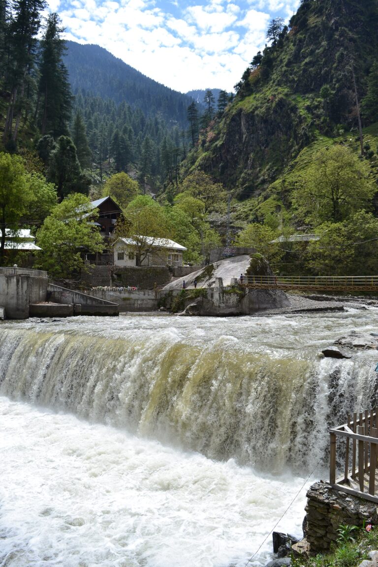 Kutton Waterfall in Neelum Valley, Azad Kashmir