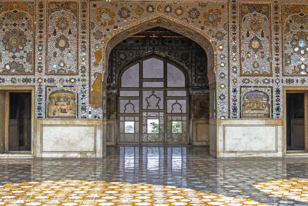 Sheesh Mahal, the Mirror Palace, inside Lahore Fort