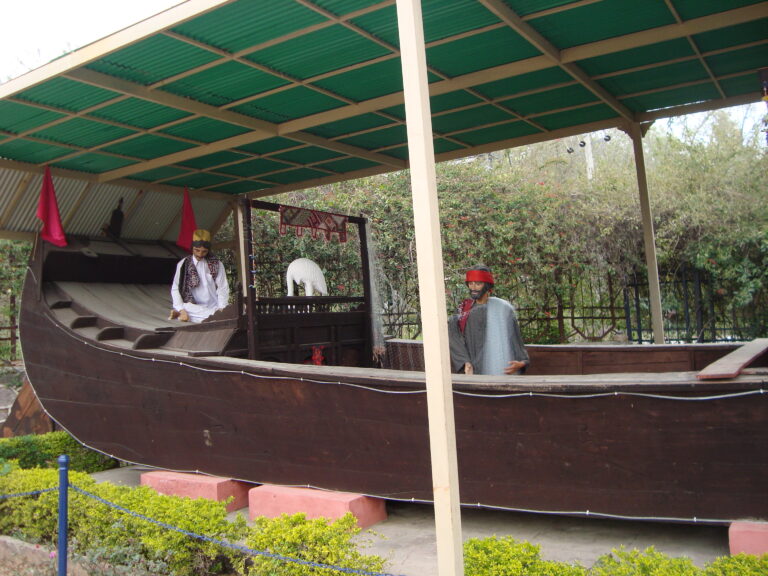A wooden boat on Manchar Lake in Sindh