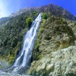 Manthokha Waterfall in the Kharmang Valley near Skardu, Gilgit-Baltistan