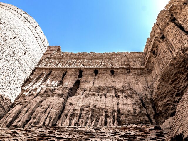 Derawar Fort rising from the Cholistan Desert near Bahawalpur