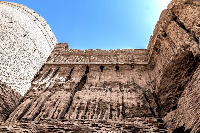 Derawar Fort rising from the Cholistan Desert near Bahawalpur