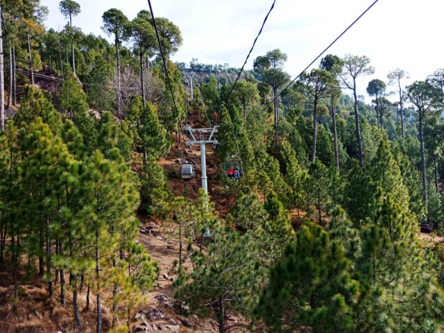 The chairlift at Patriata, also called New Murree